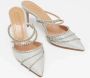 Aquazzura Pre-owned Fabric sandals Gray Dames - Thumbnail 3