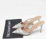 Aquazzura Pre-owned Fabric sandals Gray Dames - Thumbnail 8