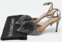 Aquazzura Pre-owned Fabric sandals Gray Dames - Thumbnail 7