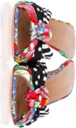 Aquazzura Pre-owned Fabric sandals Multicolor Dames