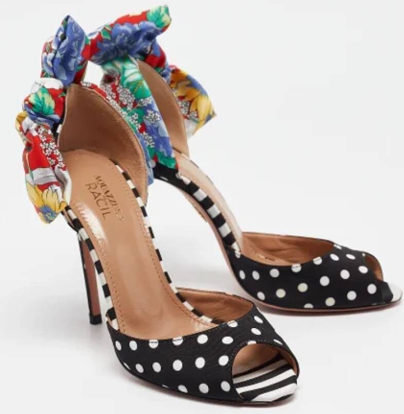 Aquazzura Pre-owned Fabric sandals Multicolor Dames