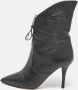 Aquazzura Pre-owned Leather boots Black Dames - Thumbnail 2