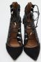 Aquazzura Pre-owned Leather boots Black Dames - Thumbnail 2