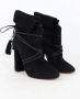 Aquazzura Pre-owned Leather boots Black Dames - Thumbnail 3