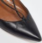 Aquazzura Pre-owned Leather flats Black Dames - Thumbnail 7