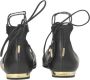 Aquazzura Pre-owned Leather flats Black Dames - Thumbnail 3