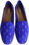 Aquazzura Pre-owned Leather flats Blue Dames - Thumbnail 5