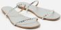 Aquazzura Pre-owned Leather flats Gray Dames - Thumbnail 3