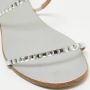 Aquazzura Pre-owned Leather flats Gray Dames - Thumbnail 6