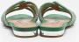 Aquazzura Pre-owned Leather flats Green Dames - Thumbnail 4