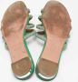 Aquazzura Pre-owned Leather flats Green Dames - Thumbnail 5