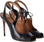 Aquazzura Pre-owned Leather heels Black Dames - Thumbnail 3