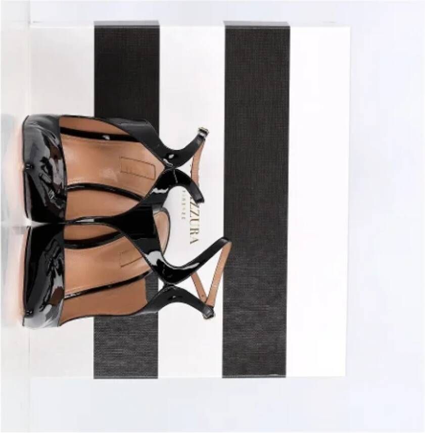 Aquazzura Pre-owned Leather heels Black Dames