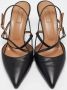 Aquazzura Pre-owned Leather heels Black Dames - Thumbnail 3