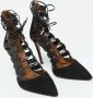 Aquazzura Pre-owned Leather heels Black Dames - Thumbnail 4