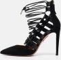 Aquazzura Pre-owned Leather heels Black Dames - Thumbnail 2