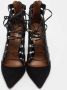 Aquazzura Pre-owned Leather heels Black Dames - Thumbnail 3