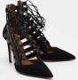 Aquazzura Pre-owned Leather heels Black Dames - Thumbnail 4