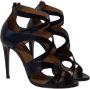 Aquazzura Pre-owned Leather heels Black Dames - Thumbnail 3