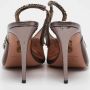 Aquazzura Pre-owned Leather heels Gray Dames - Thumbnail 4