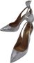 Aquazzura Pre-owned Leather heels Gray Dames - Thumbnail 8