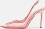 Aquazzura Pre-owned Leather heels Pink Dames - Thumbnail 2