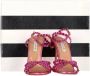 Aquazzura Pre-owned Leather heels Pink Dames - Thumbnail 2
