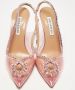 Aquazzura Pre-owned Leather heels Pink Dames - Thumbnail 3