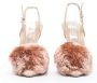 Aquazzura Pre-owned Leather heels Pink Dames - Thumbnail 3