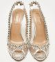 Aquazzura Pre-owned Leather heels White Dames - Thumbnail 3