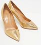 Aquazzura Pre-owned Leather heels Yellow Dames - Thumbnail 3