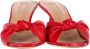 Aquazzura Pre-owned Leather mules Red Dames - Thumbnail 4