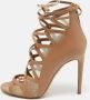 Aquazzura Pre-owned Leather sandals Beige Dames - Thumbnail 2