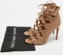 Aquazzura Pre-owned Leather sandals Beige Dames - Thumbnail 9