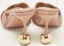 Aquazzura Pre-owned Leather sandals Beige Dames - Thumbnail 4