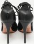 Aquazzura Pre-owned Leather sandals Black Dames - Thumbnail 5