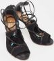 Aquazzura Pre-owned Leather sandals Black Dames - Thumbnail 3