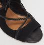 Aquazzura Pre-owned Leather sandals Black Dames - Thumbnail 6