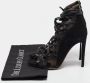 Aquazzura Pre-owned Leather sandals Black Dames - Thumbnail 9