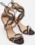 Aquazzura Pre-owned Leather sandals Black Dames - Thumbnail 4