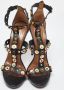 Aquazzura Pre-owned Leather sandals Black Dames - Thumbnail 3