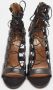 Aquazzura Pre-owned Leather sandals Black Dames - Thumbnail 3