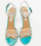 Aquazzura Pre-owned Leather sandals Gray Dames - Thumbnail 3