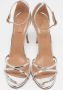 Aquazzura Pre-owned Leather sandals Gray Dames - Thumbnail 2