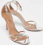 Aquazzura Pre-owned Leather sandals Gray Dames - Thumbnail 3