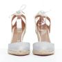 Aquazzura Pre-owned Leather sandals Gray Dames - Thumbnail 3