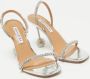 Aquazzura Pre-owned Leather sandals Gray Dames - Thumbnail 2