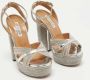 Aquazzura Pre-owned Leather sandals Gray Dames - Thumbnail 2