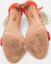 Aquazzura Pre-owned Leather sandals Orange Dames - Thumbnail 6