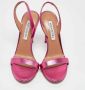 Aquazzura Pre-owned Leather sandals Pink Dames - Thumbnail 2